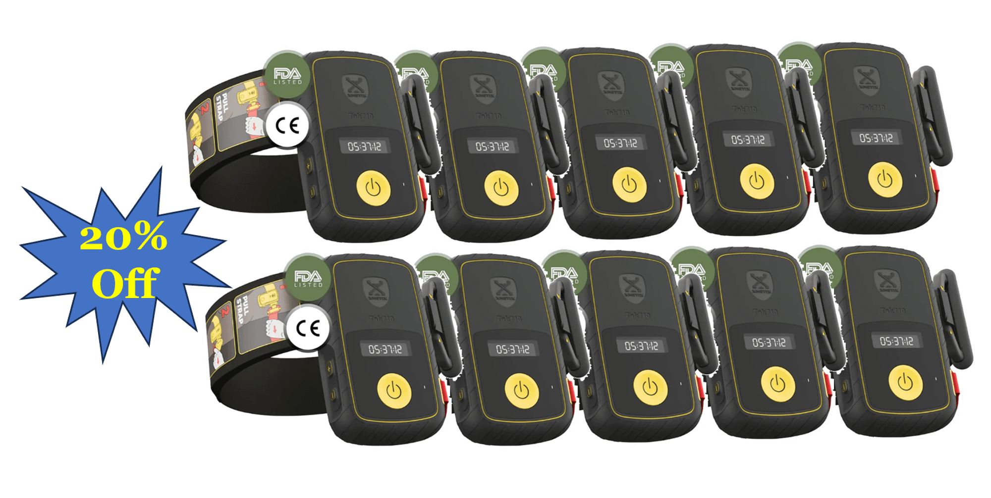 A man draws a gun from a holster under his jacket, with a group of people watching behind him.