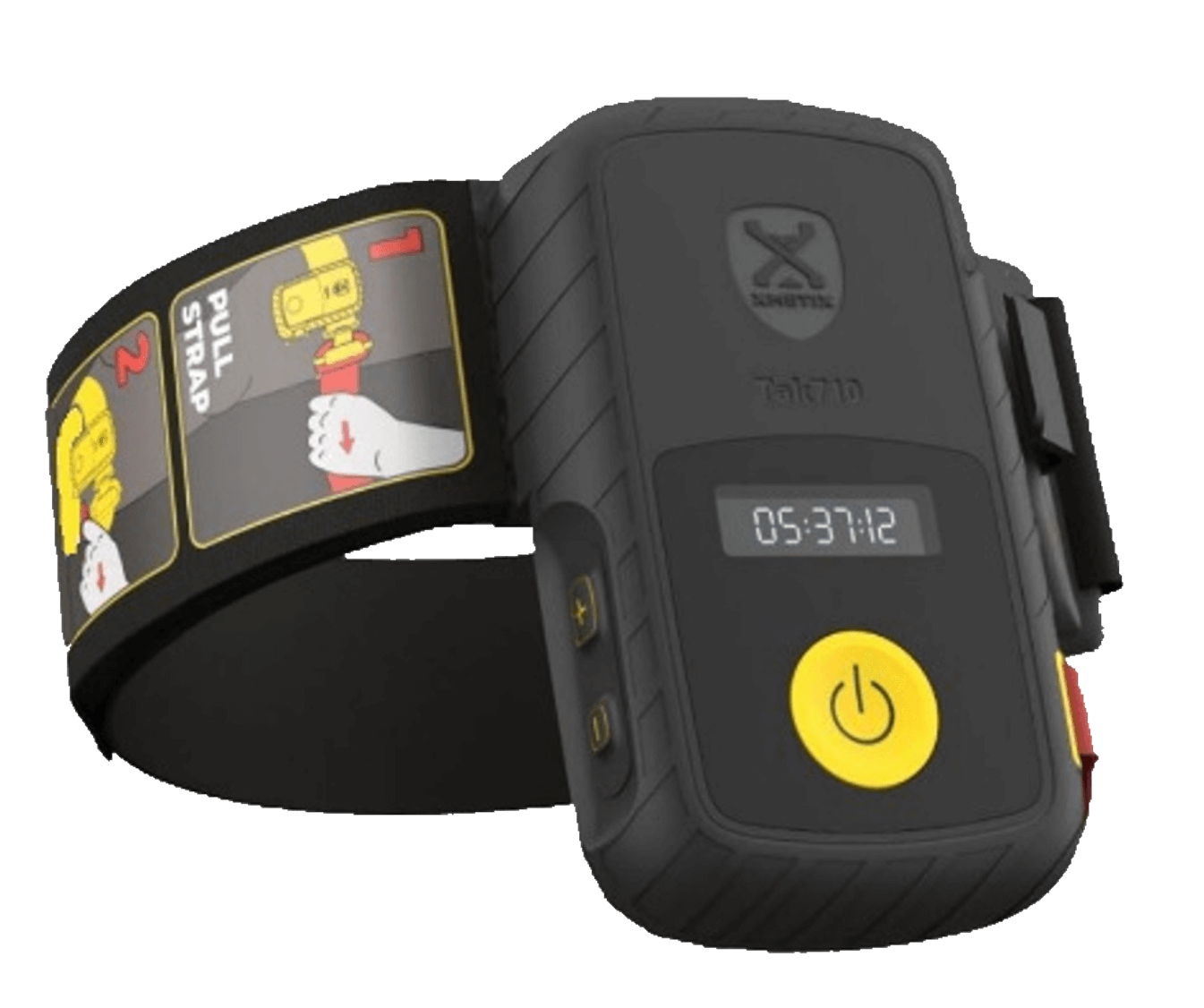 Two men at a shooting range.